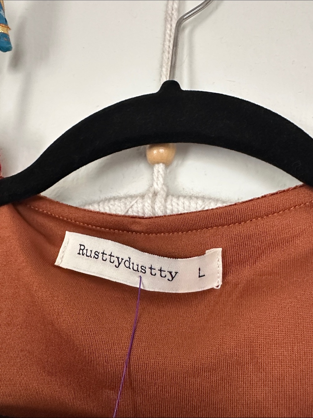 Rust Velvet Embroidered Open-Front Jacket - Picture 3 of 3
